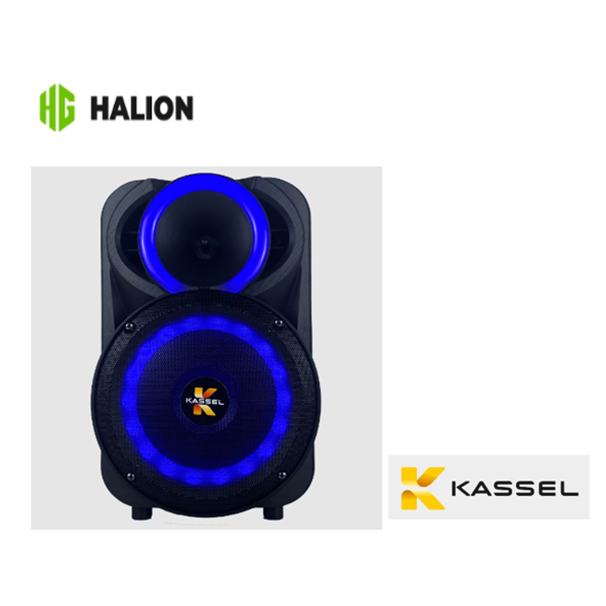 HALION - Parlante Portatil K814 USB TF Bluetooth TWS RADIO FM KASSEL