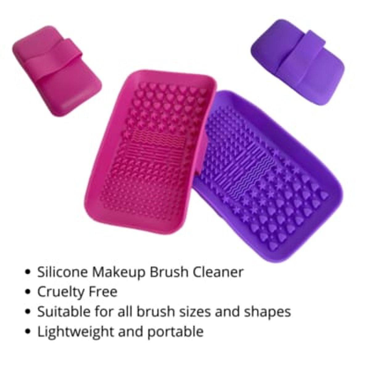 MORITA BAG STORE - PALETA LIMPIADORA DE BROCHAS DE MAQUILLAJE PARA CAMBIAR DE COLOR