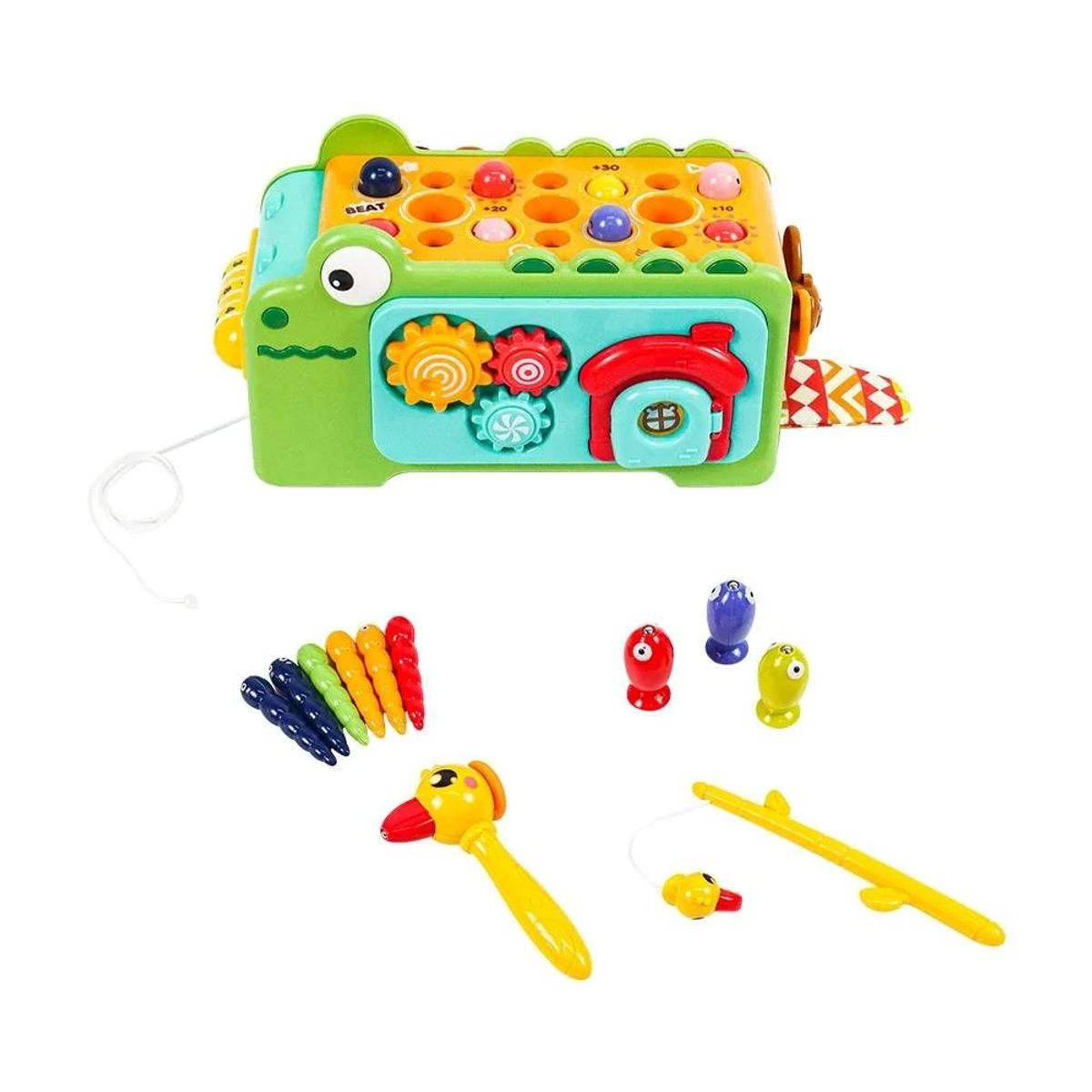 GENERICO - Juego De Cocodrilo Multiactividades 3 en 1