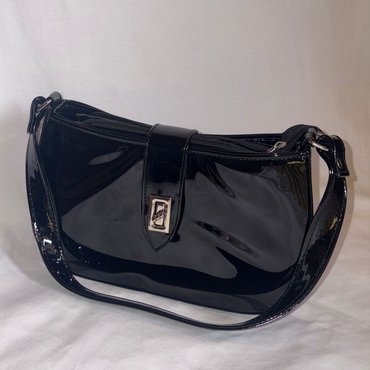 MORITA BAG STORE - CARTERA NEGRA PEQUEÑA ELEGANTE PARA MUJER