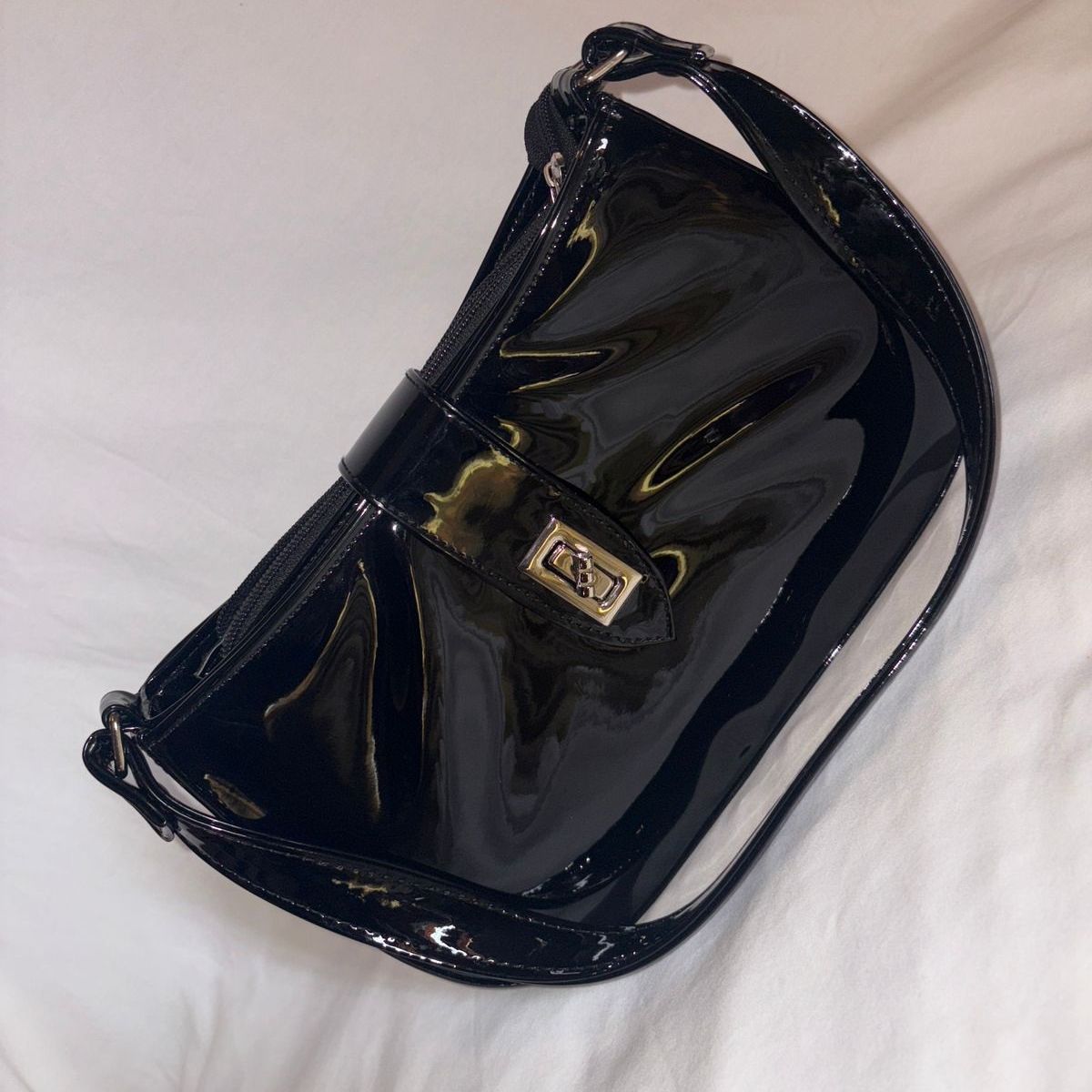 MORITA BAG STORE - CARTERA NEGRA PEQUEÑA ELEGANTE PARA MUJER