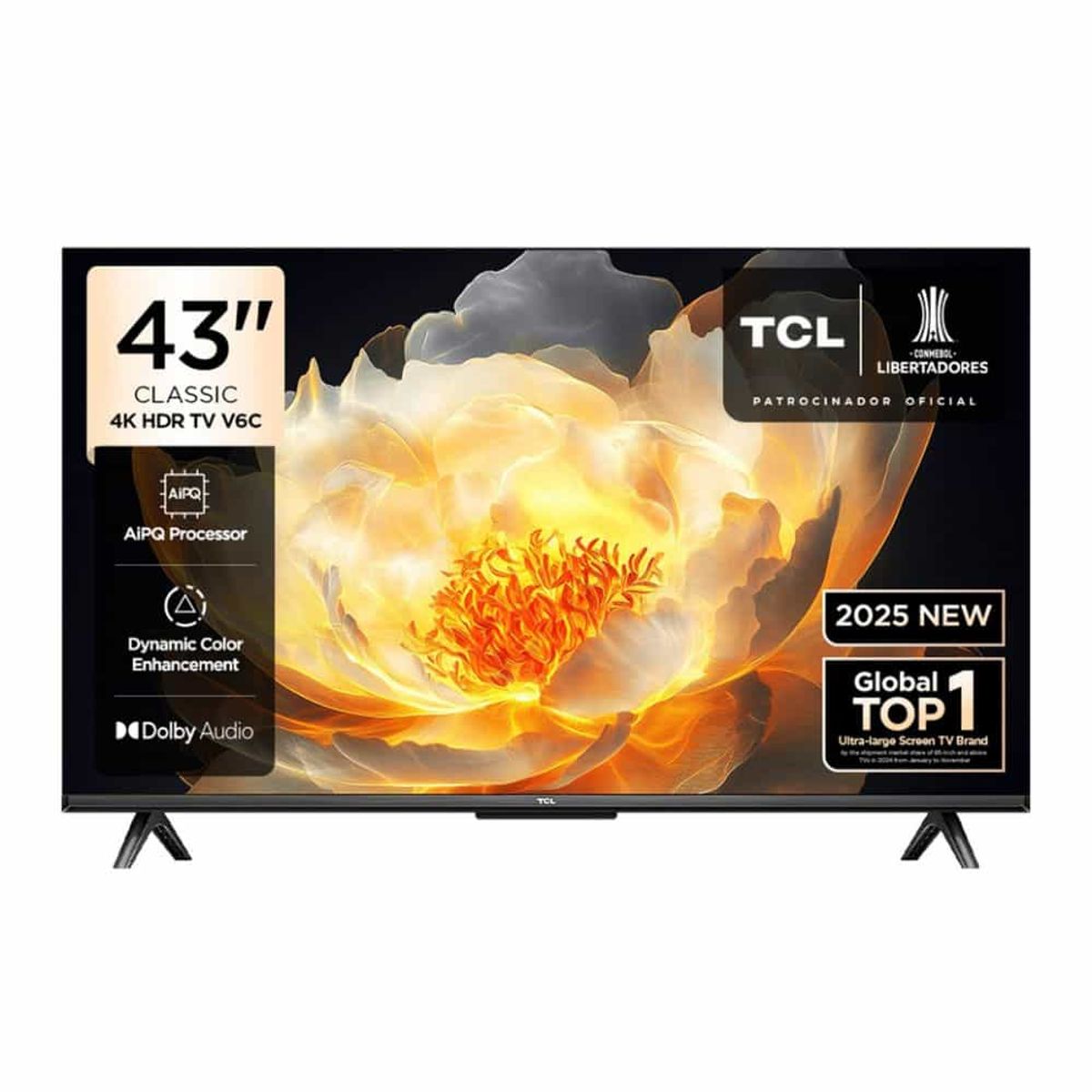 TCL - Televisor Smart UHD 43 pulgadas TCL LED 43V6C