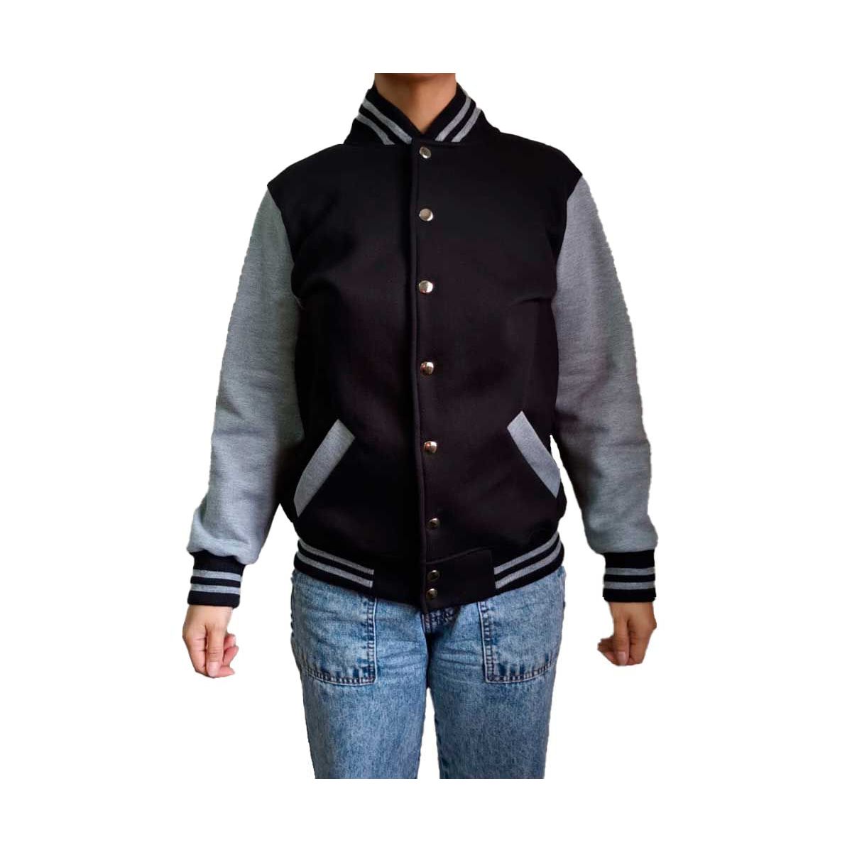 GENERICO - Casaca Bomber Unisex - Nathalie Love It - Negro