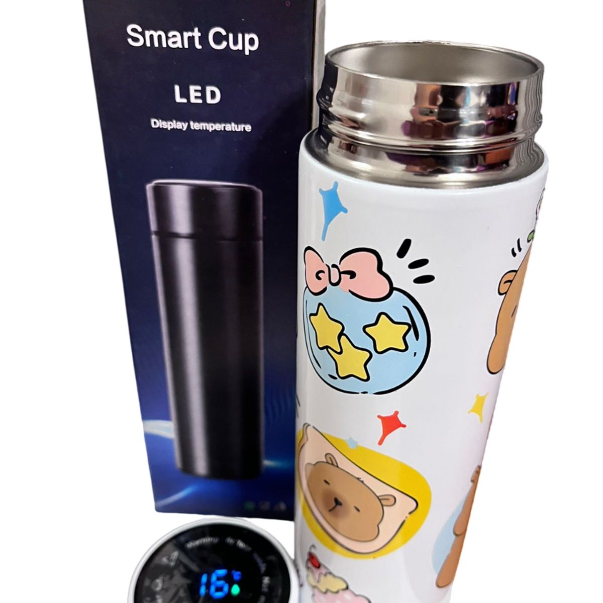 GENERICO - Termo Inteligente Capybara con Pantalla Digital 500 ml