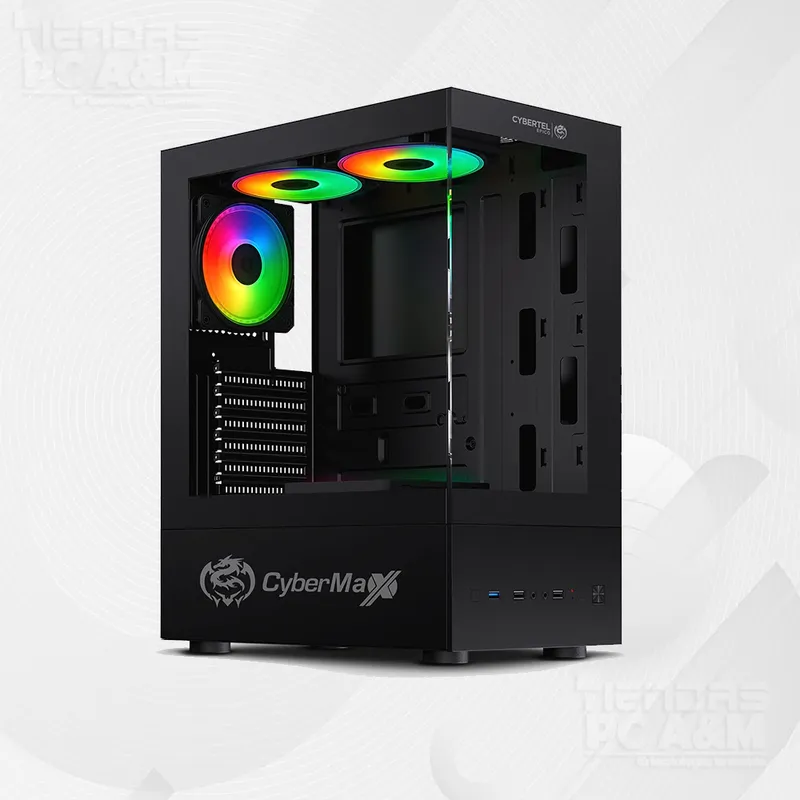 CYBERTEL - GABINETE GAMER CYBERTEL EPICO CBX 5008R 4 FAN ARGB