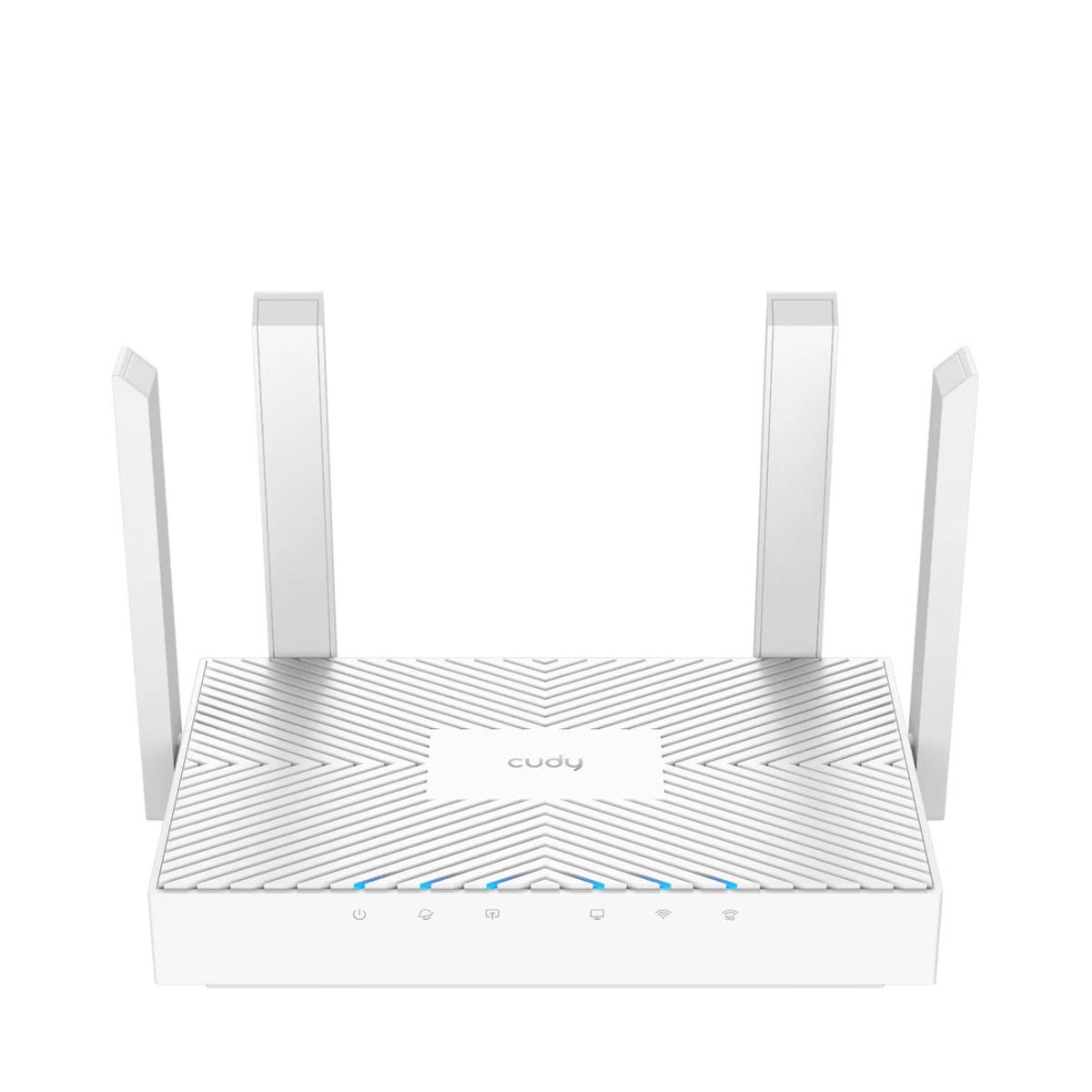 CUDY - Router Wi-Fi Gigabit AC1200, 4 RJ45, 4 antenas 5dBI, MU-MIMO - WR1300E