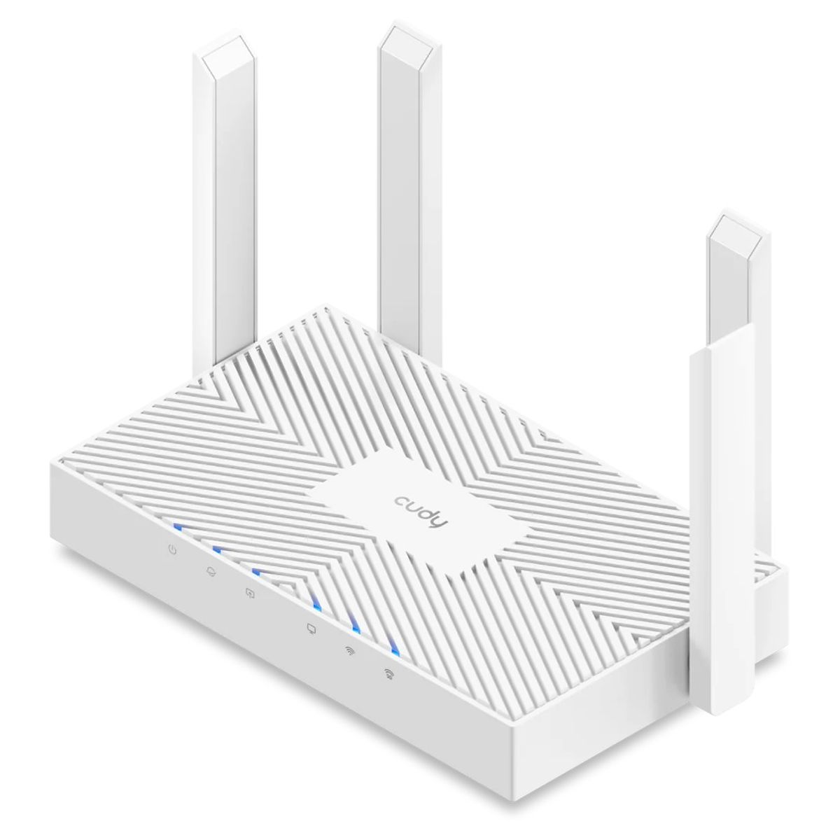 CUDY - Router Wi-Fi Gigabit AC1200, 4 RJ45, 4 antenas 5dBI, MU-MIMO - WR1300E