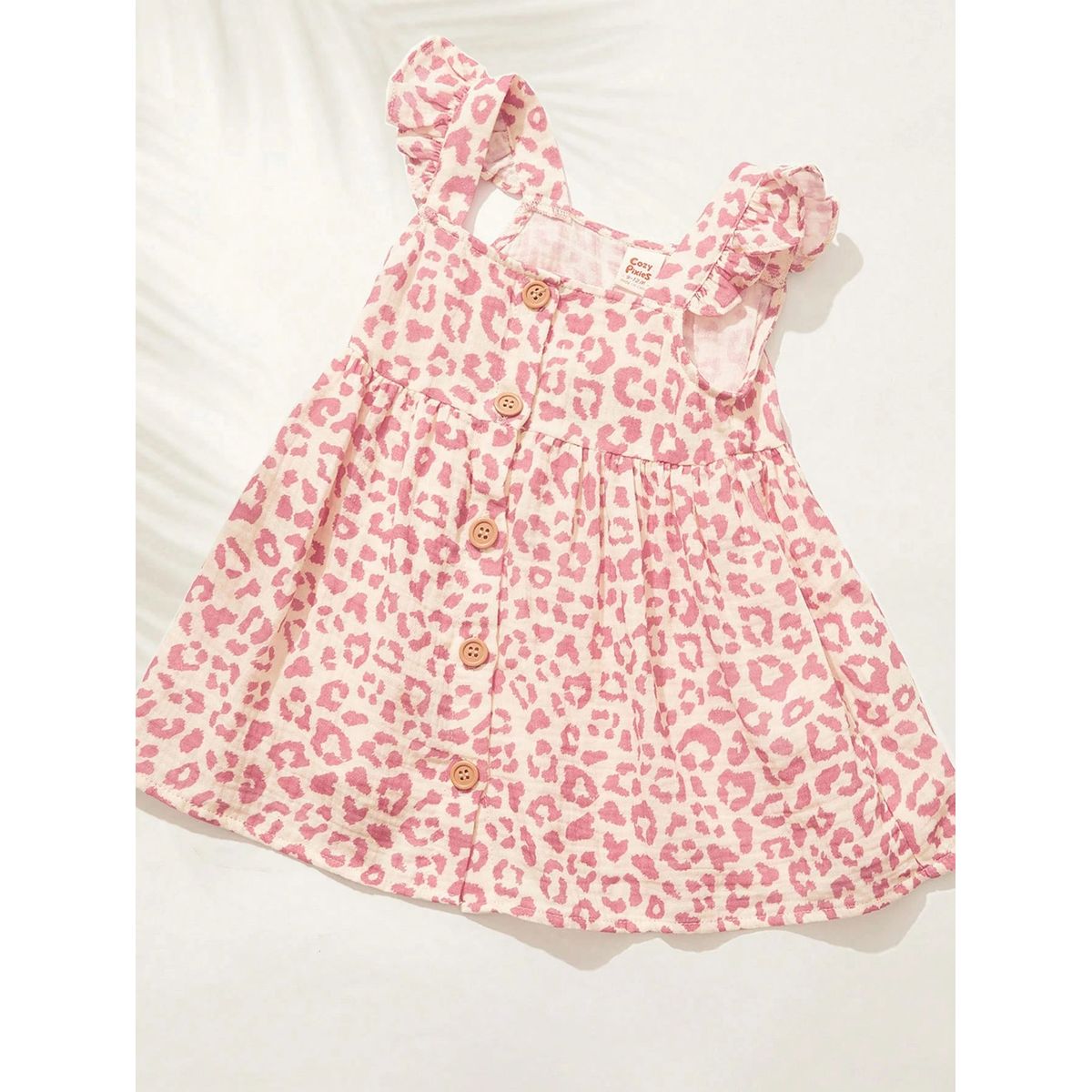 GENERICO - Vestido Print Rosa Leopard