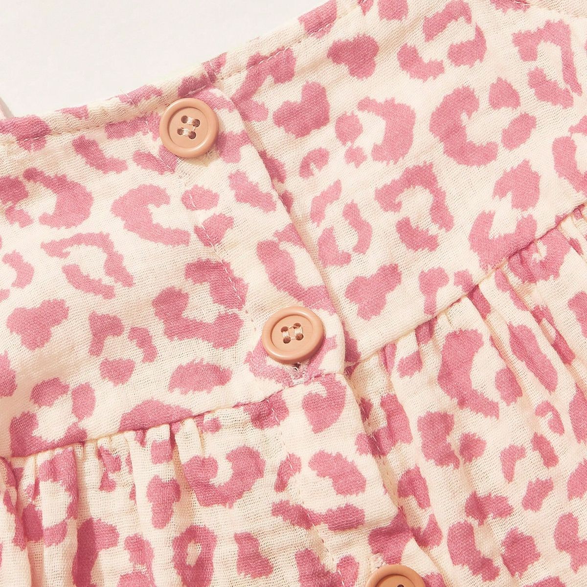 GENERICO - Vestido Print Rosa Leopard
