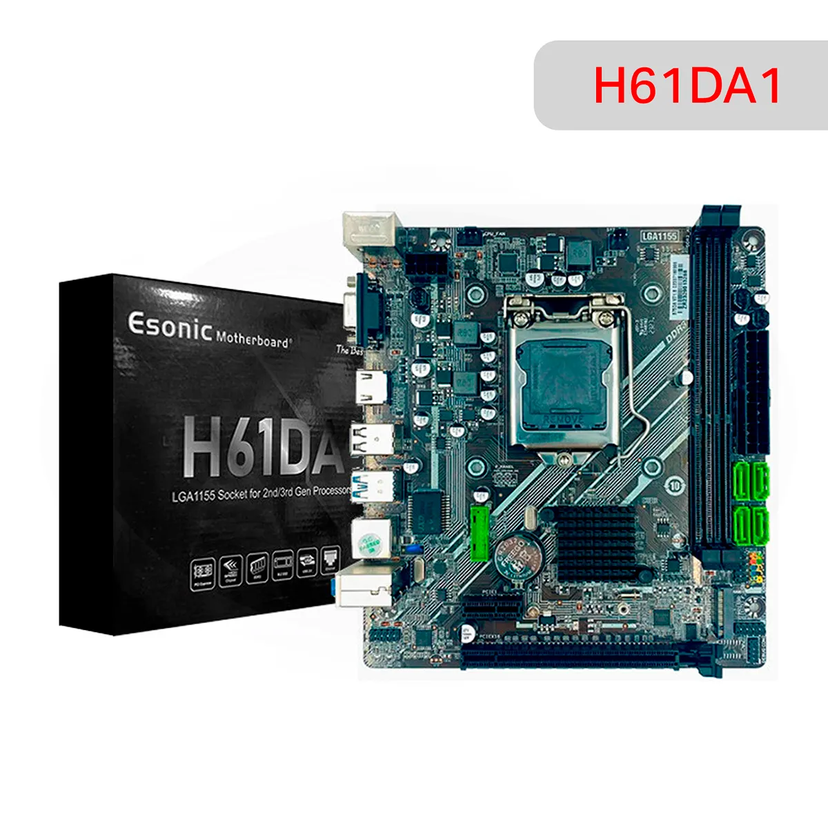 OEM - Placa madre H61DA1 DDR3 LGA 1155 2DA & 3ERA GENERACION