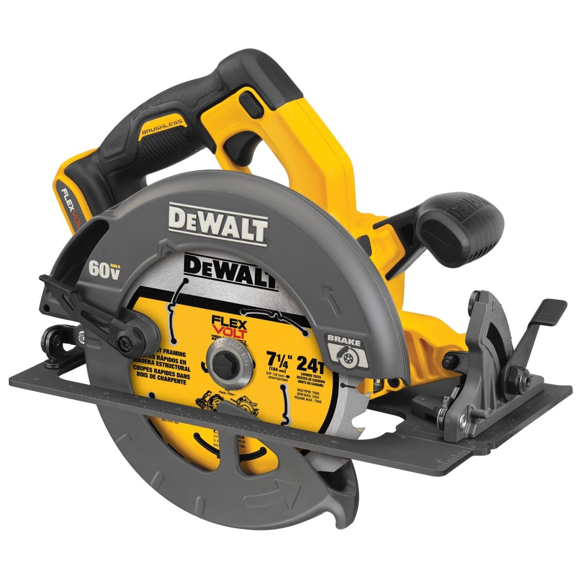 DEWALT - Sierra Circular 7 1/4" 60V Xr FlexVolt Dewalt DCS578B-B3