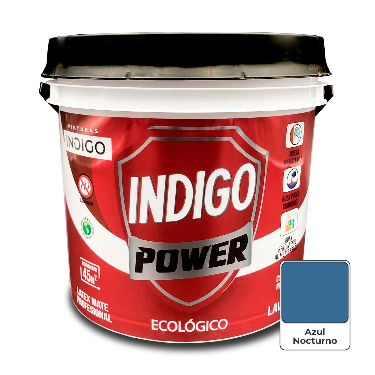 PINTURAS INDIGO - Látex INDIGO POWER Azul Nocturno