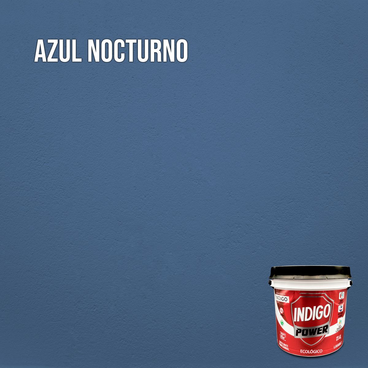 PINTURAS INDIGO - Látex INDIGO POWER Azul Nocturno