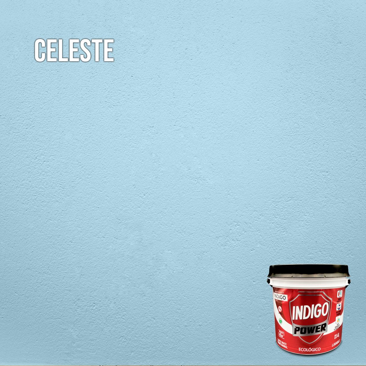 PINTURAS INDIGO - Látex INDIGO POWER Celeste