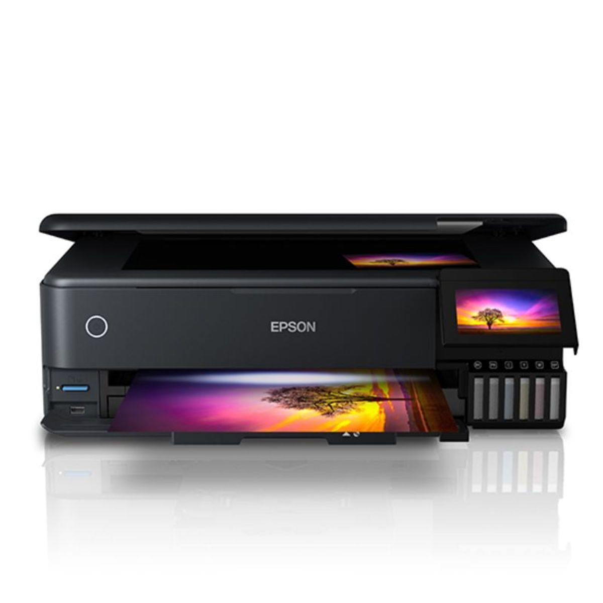 EPSON - Impresora Epson L8180 EcoTank Fotográfica Multifuncional A3 WiFi Red