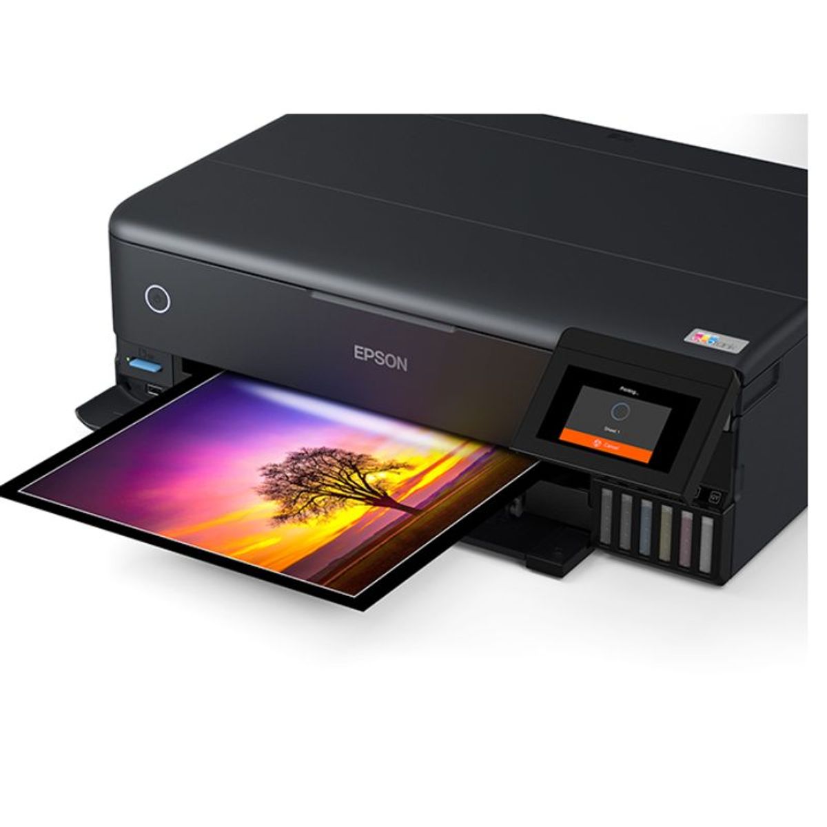 EPSON - Impresora Epson L8180 EcoTank Fotográfica Multifuncional A3 WiFi Red