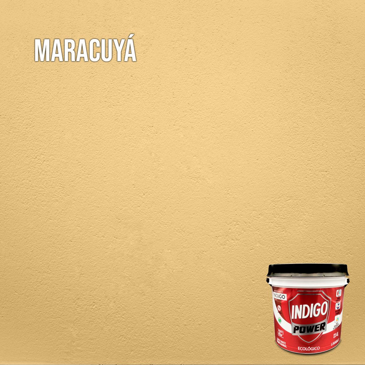 PINTURAS INDIGO - Látex INDIGO POWER Maracuyá