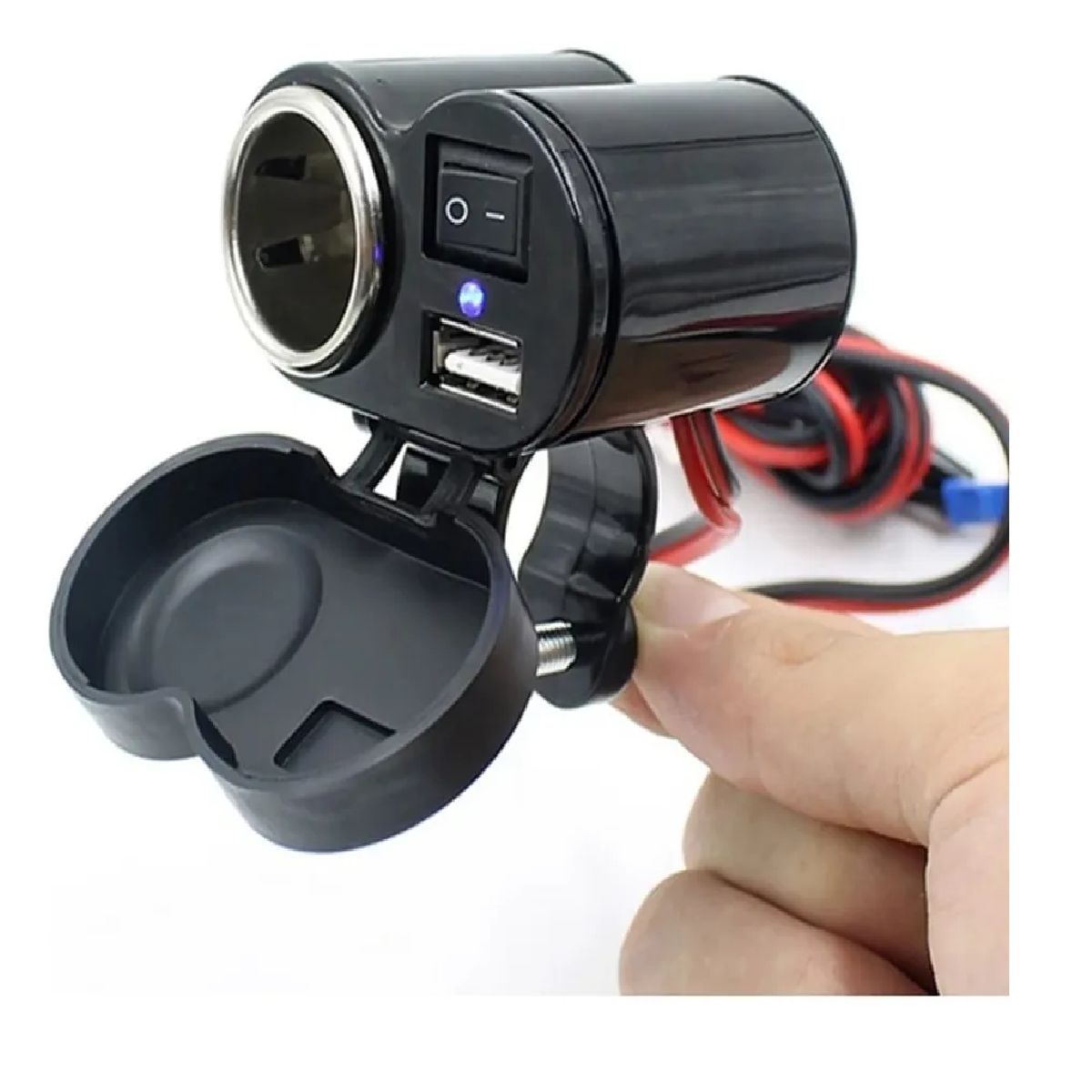 GENERICO - Cargador De Celular Para Moto Cigarrera Usb