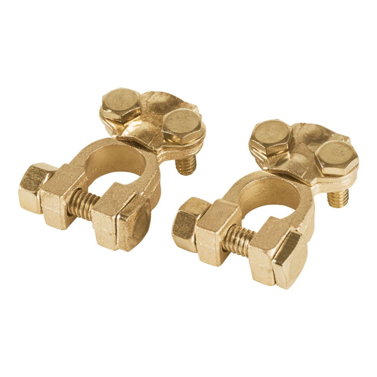 PRETUL - Blíster 2 terminales pbatería latón poste superior Pretul - 23042