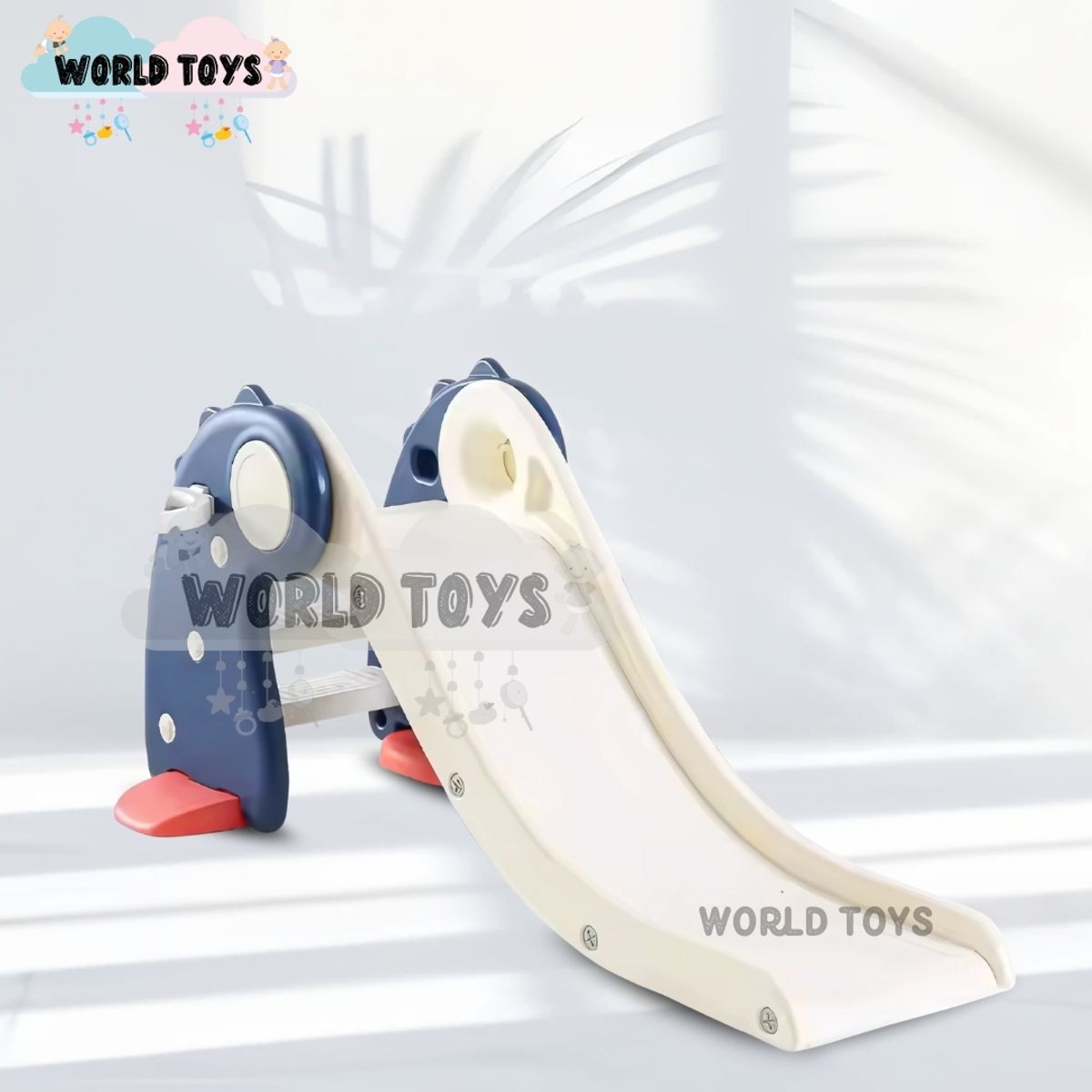 BABY KING - Tobogán para Niños «TYNO» con Escaleras Texturizadas Blue