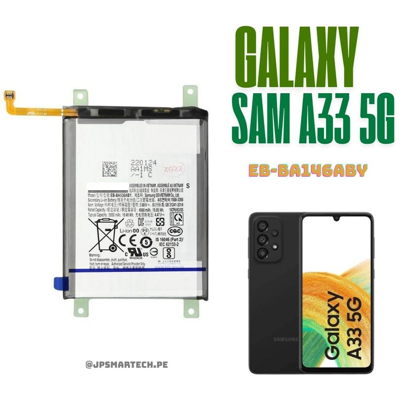 OEM - BATERIA SAMSUNG A33 5G TORIGINAL - NUEVO