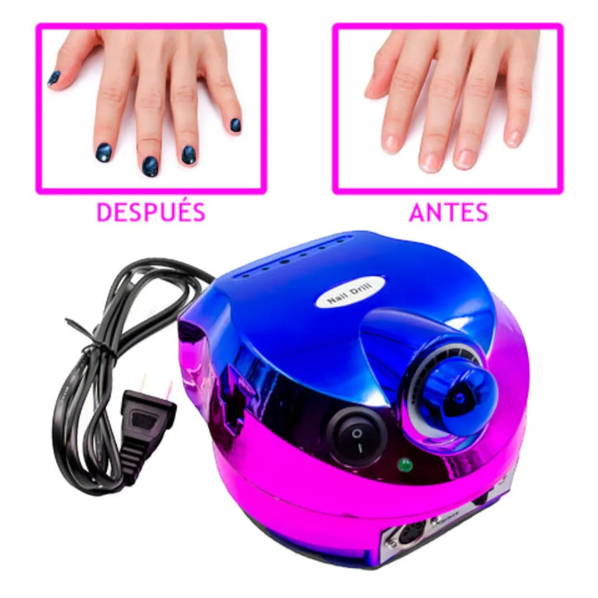 OEM - Pulidor Limador De Uñas Profesional Velocidad Regulable