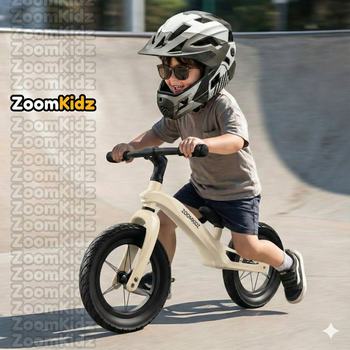 GENERICO - Bicicleta Bike Sin Pedales Magnesio ZOOMKIDZ aro 12