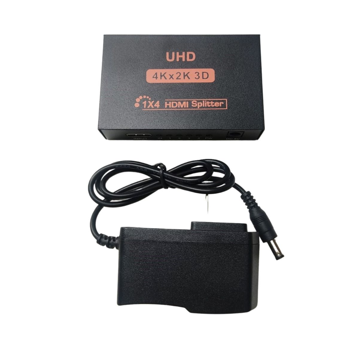 GENERICO - Splitter Hdmi 1x4 4k 2k 1080p Hd Multiplica Duplica 4 Pantallas