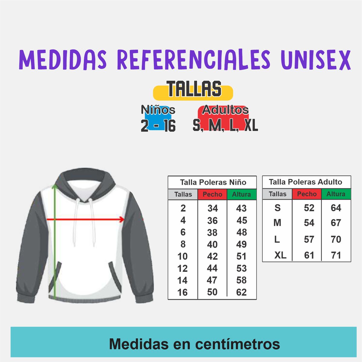 GENERICO - Polera Con capucha Huella Peru