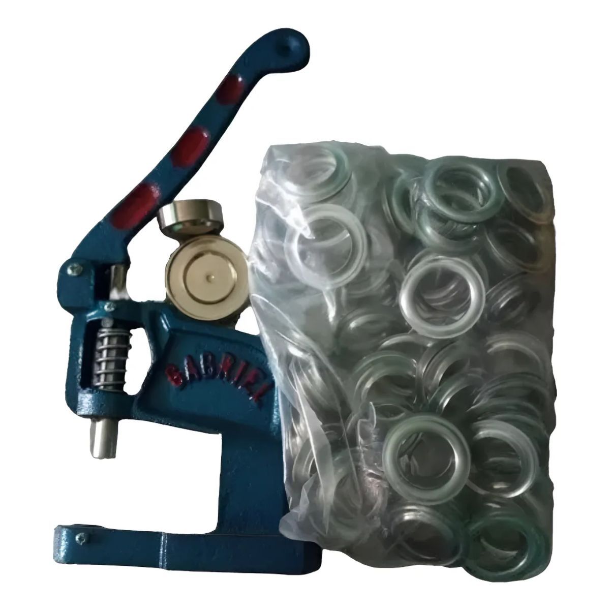 GENERICO - Ojales Para Cortina Aros Ojalillo 40mm Troquel Y Remachadora