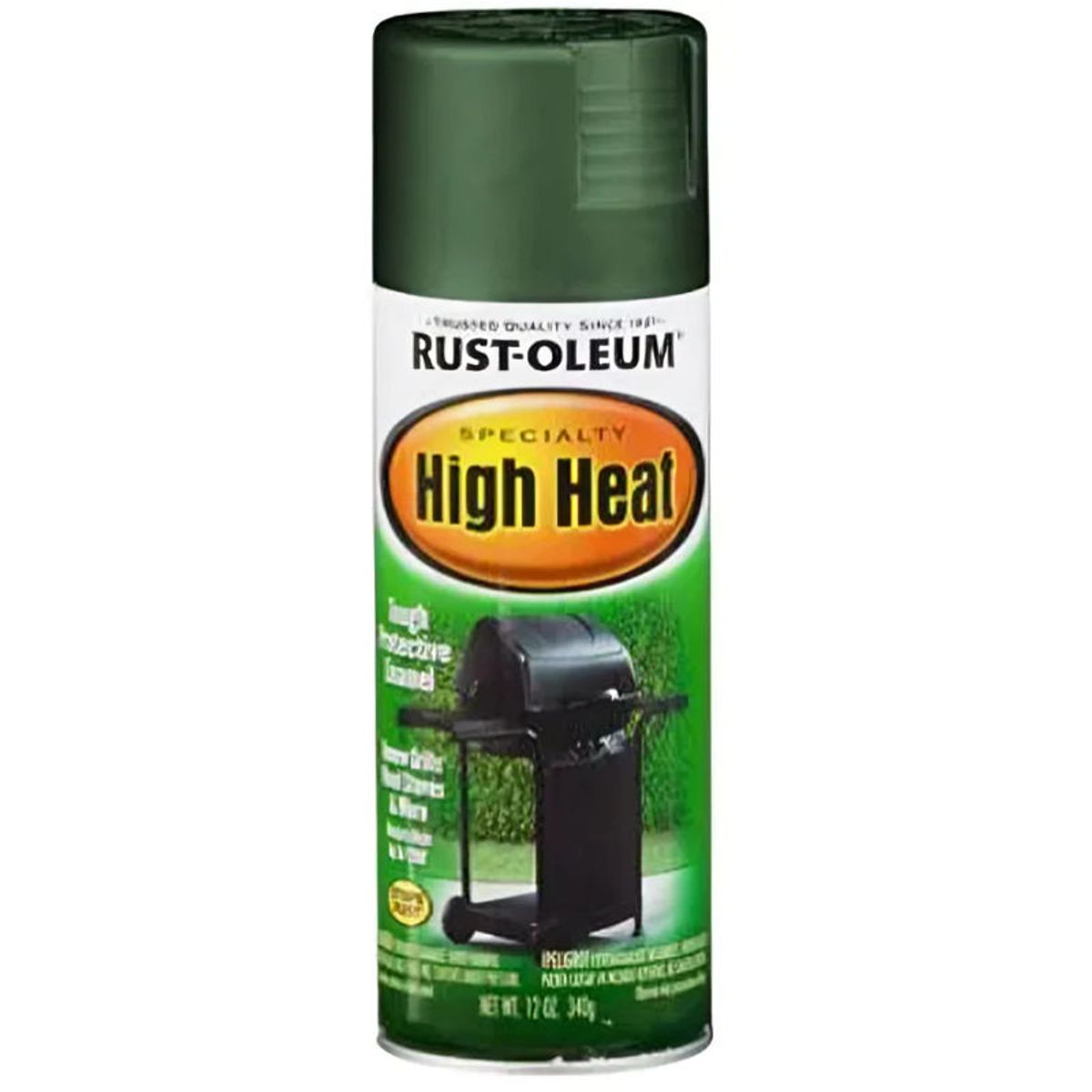 RUST OLEUM - Pintura En Spray Resistente Para Alta Temperatura Verde RUST-OLEUM