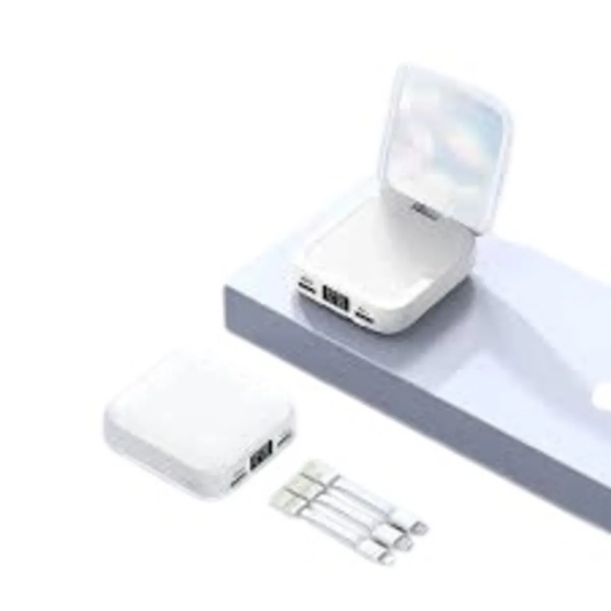 GENERICO - Power Bnak con spejo cosmético plegable