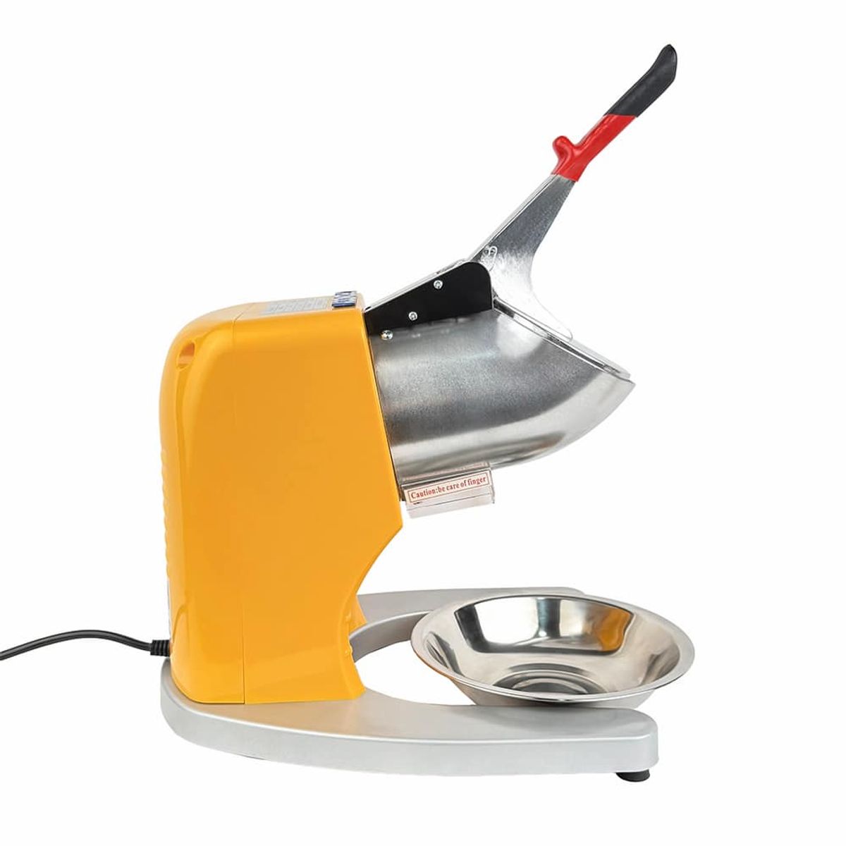 GRONDOY - Raspadillera Eléctrica Mediana 4 Cuchillas 220v Amarilla Grondoy