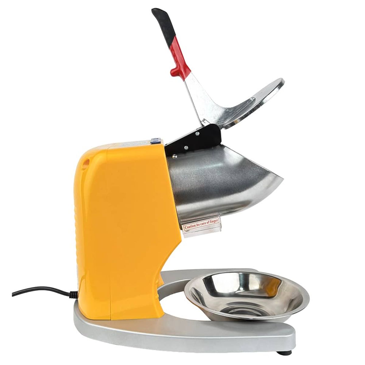 GRONDOY - Raspadillera Eléctrica Mediana 4 Cuchillas 220v Amarilla Grondoy