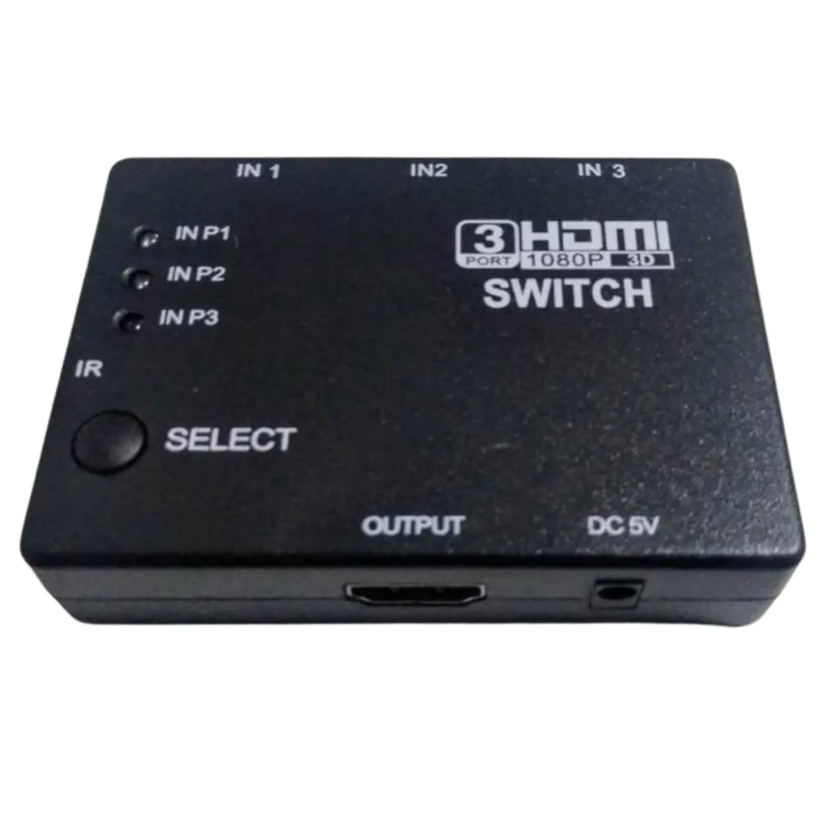 GENERICO - Switch Hdmi Conversor Adaptador Divisor 1x3 con Control