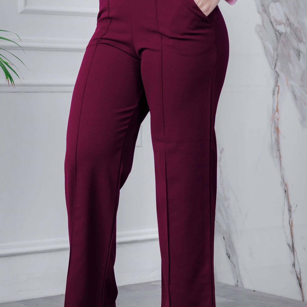 GENERICO - Pantalón Palazzo Mujer Tipo Shein