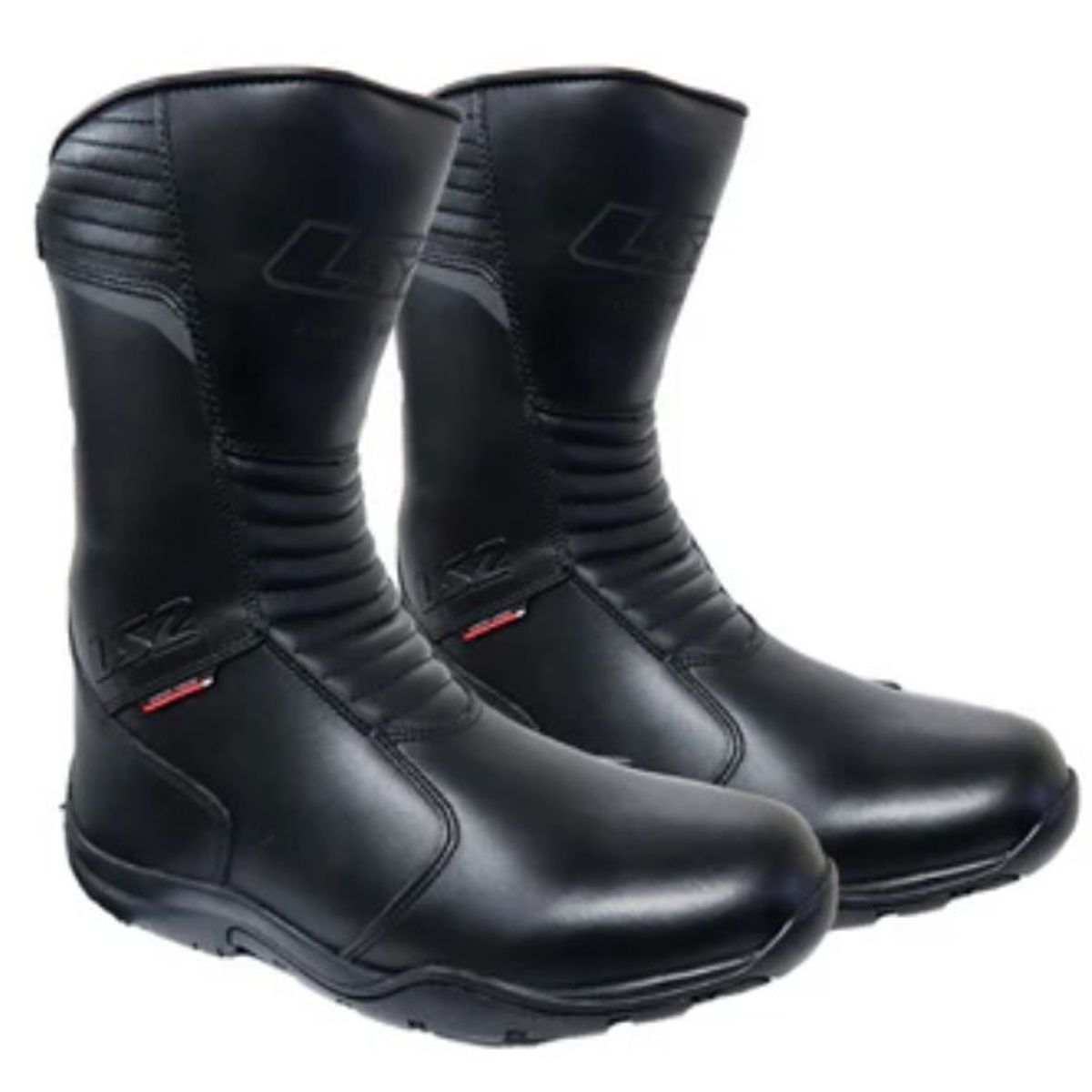 GENERICO - BOTAS DE MOTO LS2 URANO PARA HOMBRE NEGRO