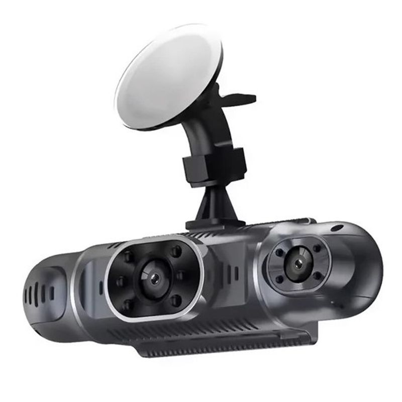 GENERICO - Cámara Para Auto Full Hd Triple Lente 1080p + Cámara Trasera