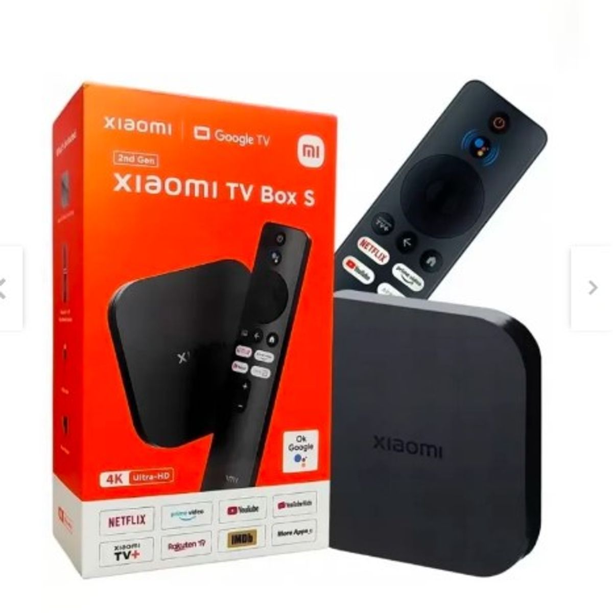 XIAOMI - Xiaomi Mi TV Box S 4K 2nd Gen Android TV