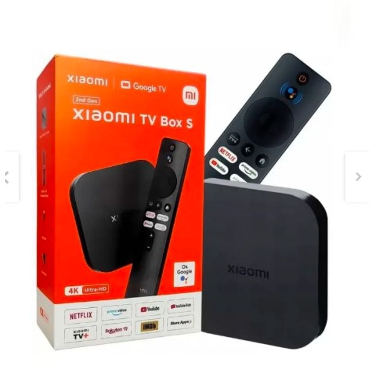XIAOMI - Xiaomi Mi TV Box S 4K 2nd Gen Android TV