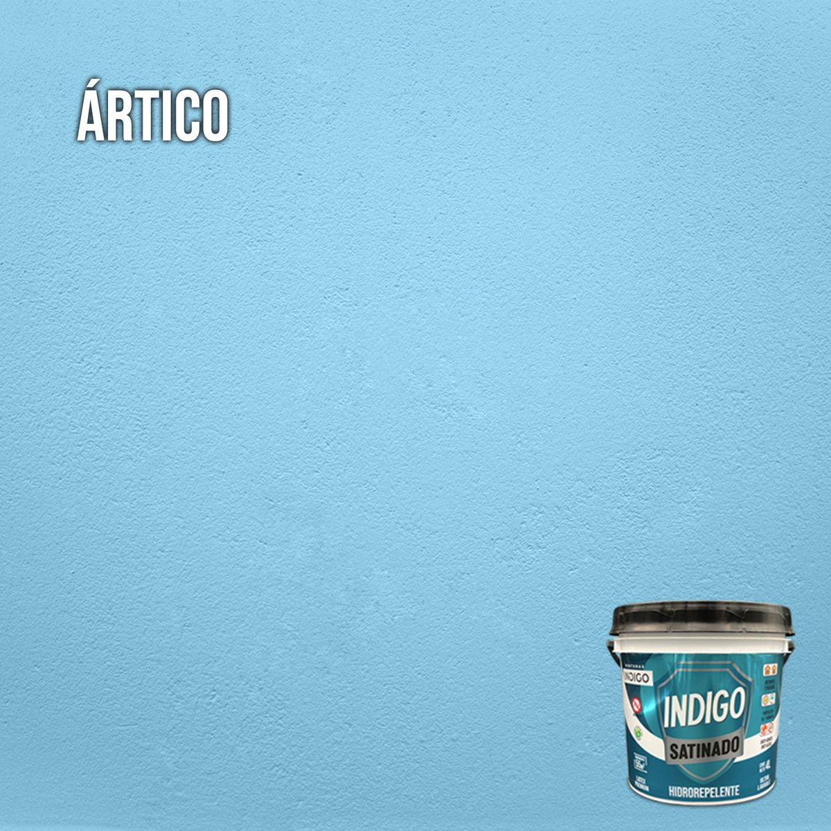 PINTURAS INDIGO - Látex INDIGO SATINADO Ártico
