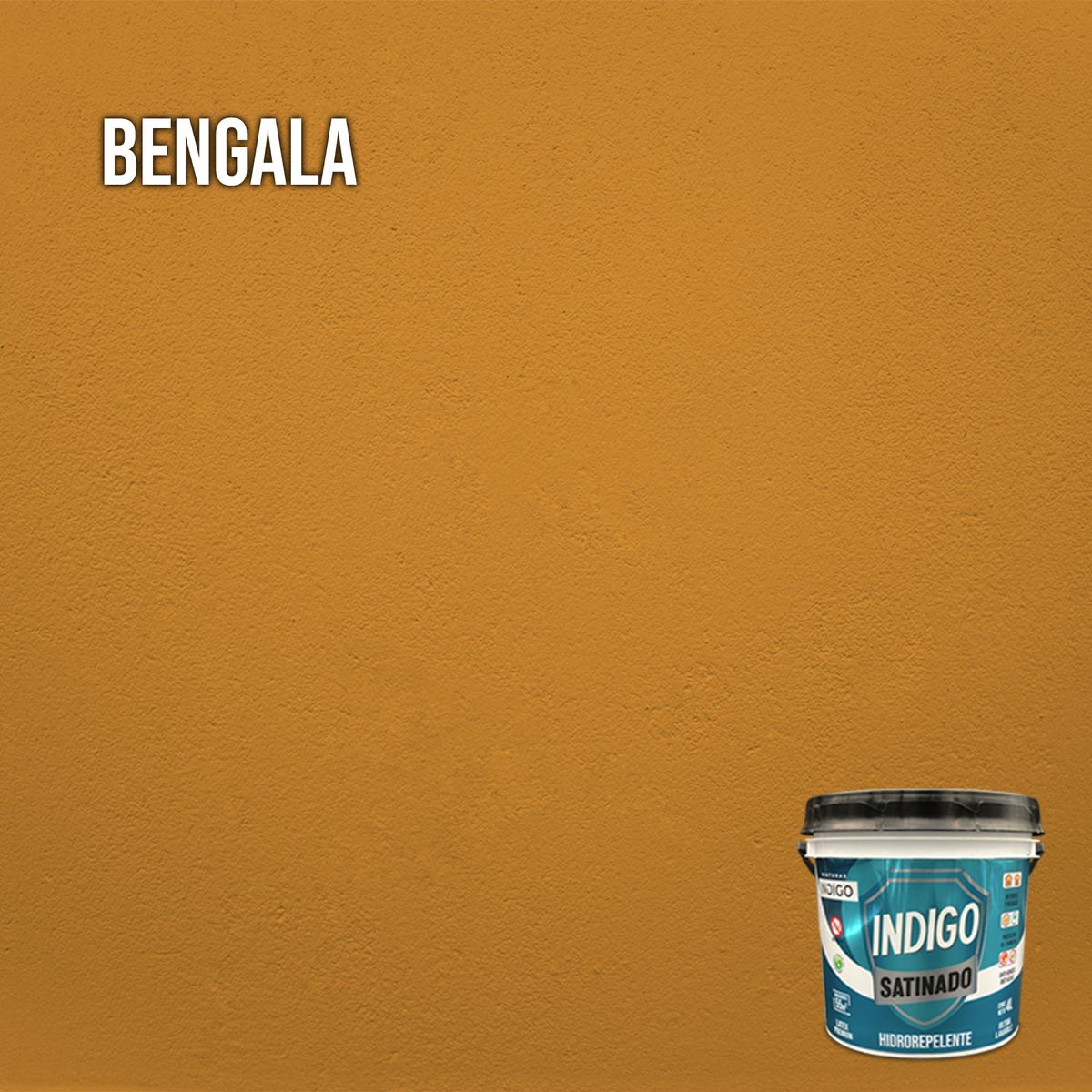 PINTURAS INDIGO - Látex INDIGO SATINADO Bengala