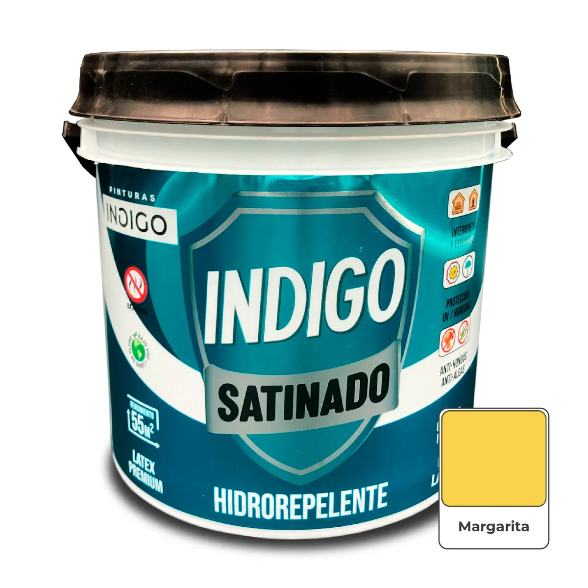 PINTURAS INDIGO - Látex INDIGO SATINADO Margarita