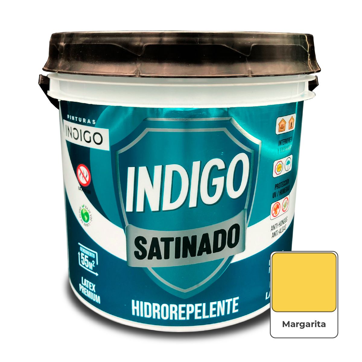 PINTURAS INDIGO - Látex INDIGO SATINADO Margarita