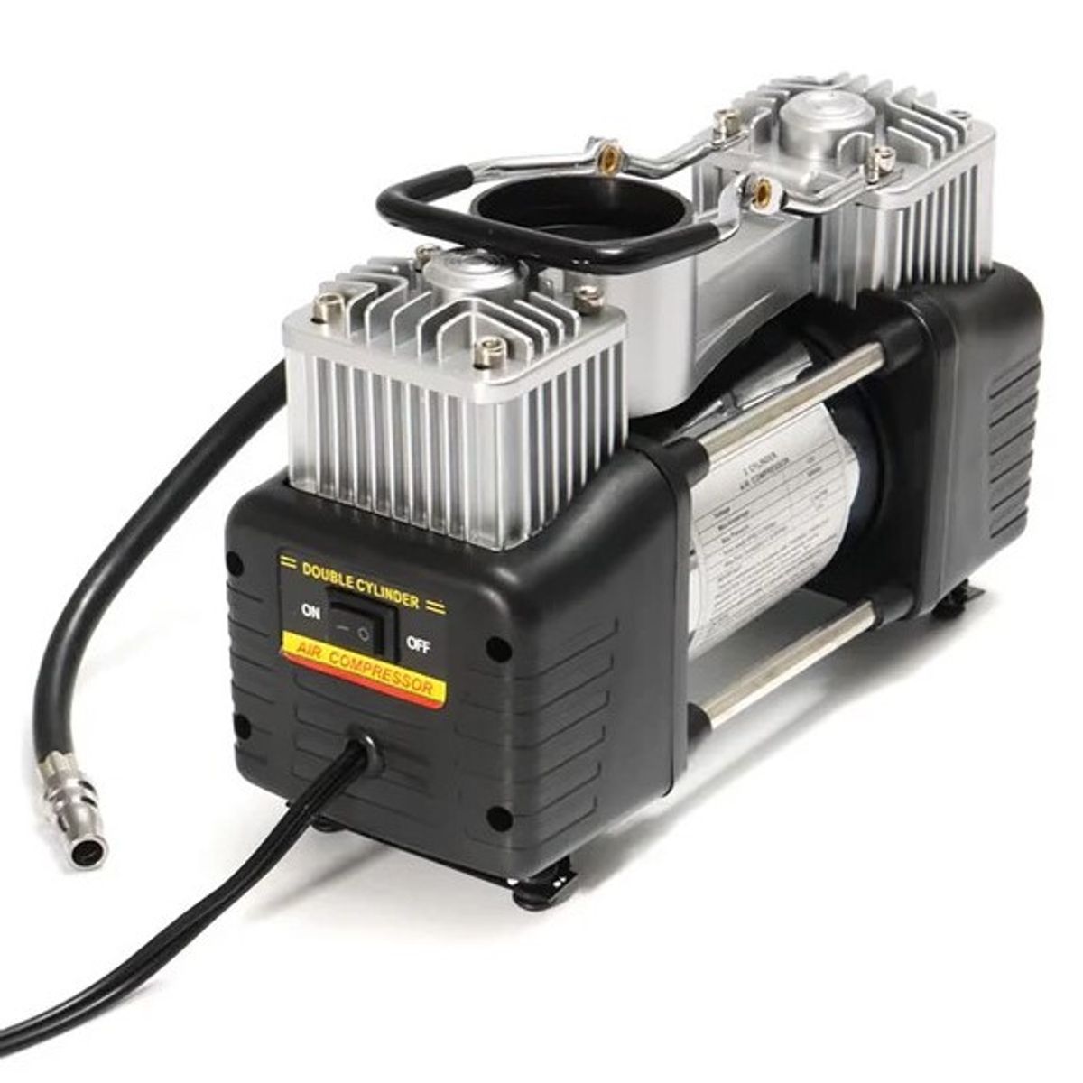 GENERICO - Compresor De Aire Doble Cilindro 12v 200 Psi