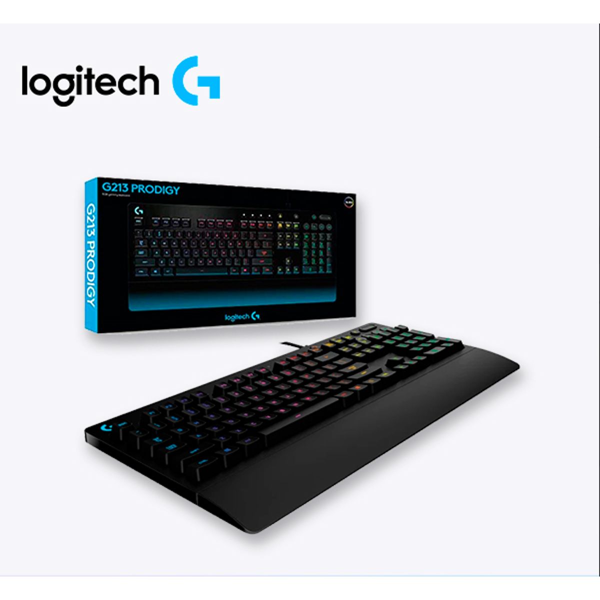 LOGITECH - Teclado Gamer LOGITECH G213 PRODIGY RGB GAMING
