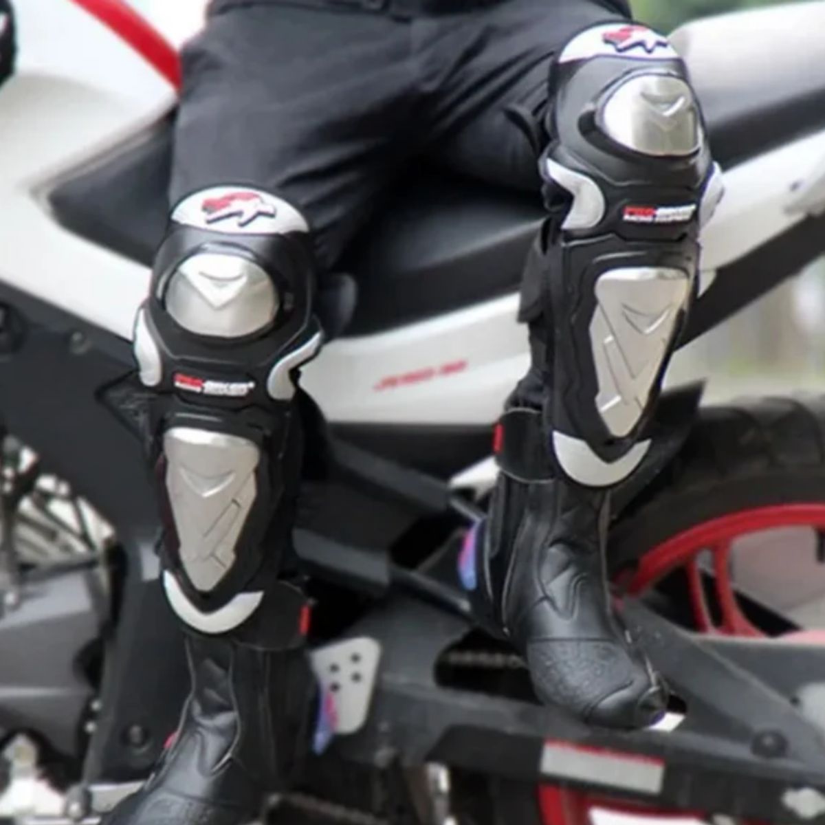 PROBIKER - KIT DE RODILLERAS Y CODERAS PROBIKER ALUMINIO NEGRO