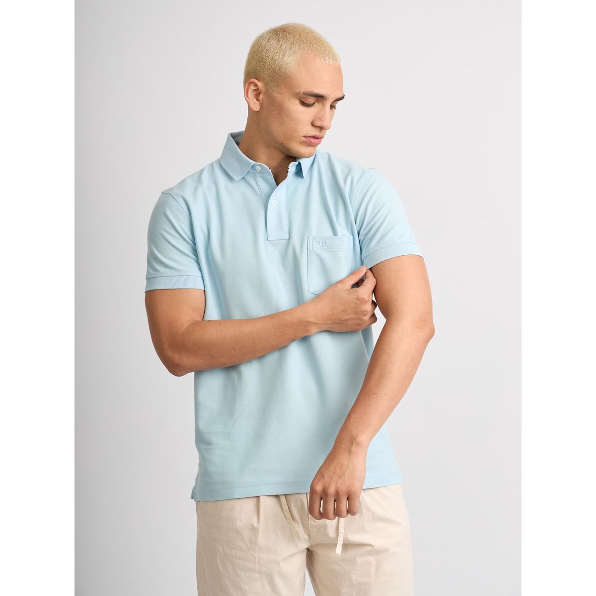 ISAGUE - POLO BOX PIQUE MANGA CORTA HOMBRE