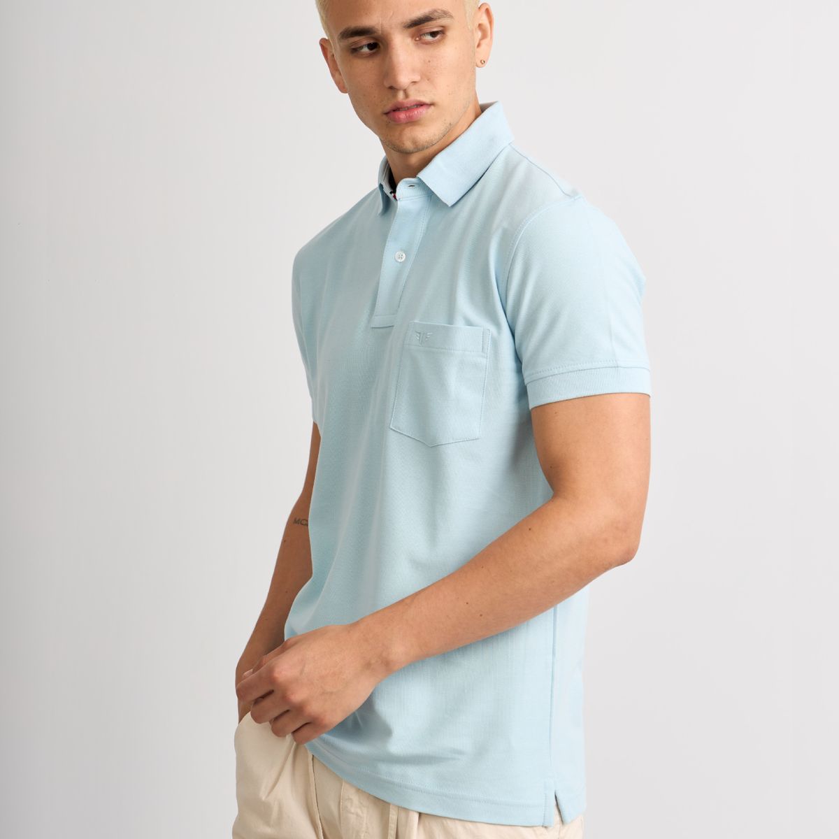 ISAGUE - POLO BOX PIQUE MANGA CORTA HOMBRE