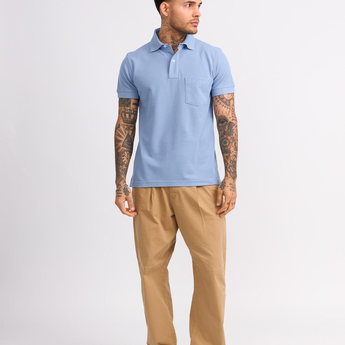 ISAGUE - POLO BOX PIQUE MANGA CORTA HOMBRE